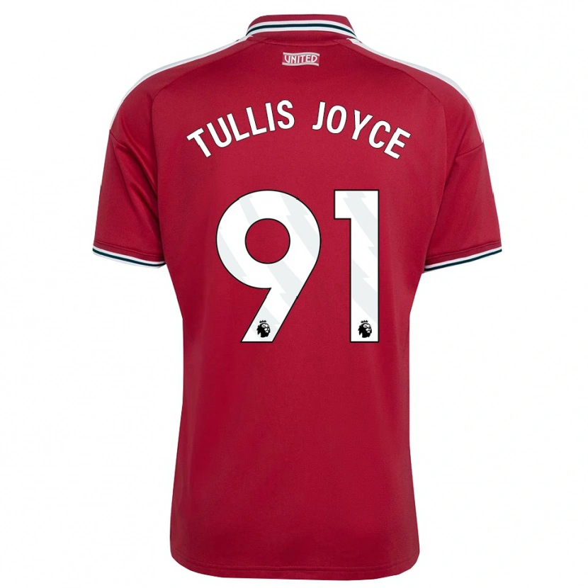 Danxen Heren Phallon Tullis-Joyce #91 Rood Geel Wit Thuisshirt Thuistenue 2026/27 T-Shirt België
