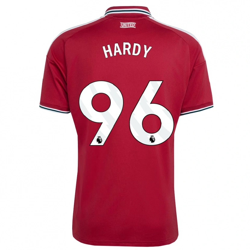 Danxen Heren Charlie Hardy #96 Rood Geel Wit Thuisshirt Thuistenue 2026/27 T-Shirt België