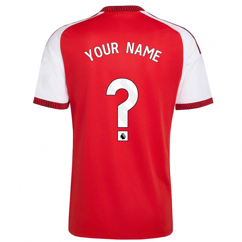 Danxen Heren Uw Naam #0 Rood Wit Zwart Thuisshirt Thuistenue 2026/27 T-Shirt België