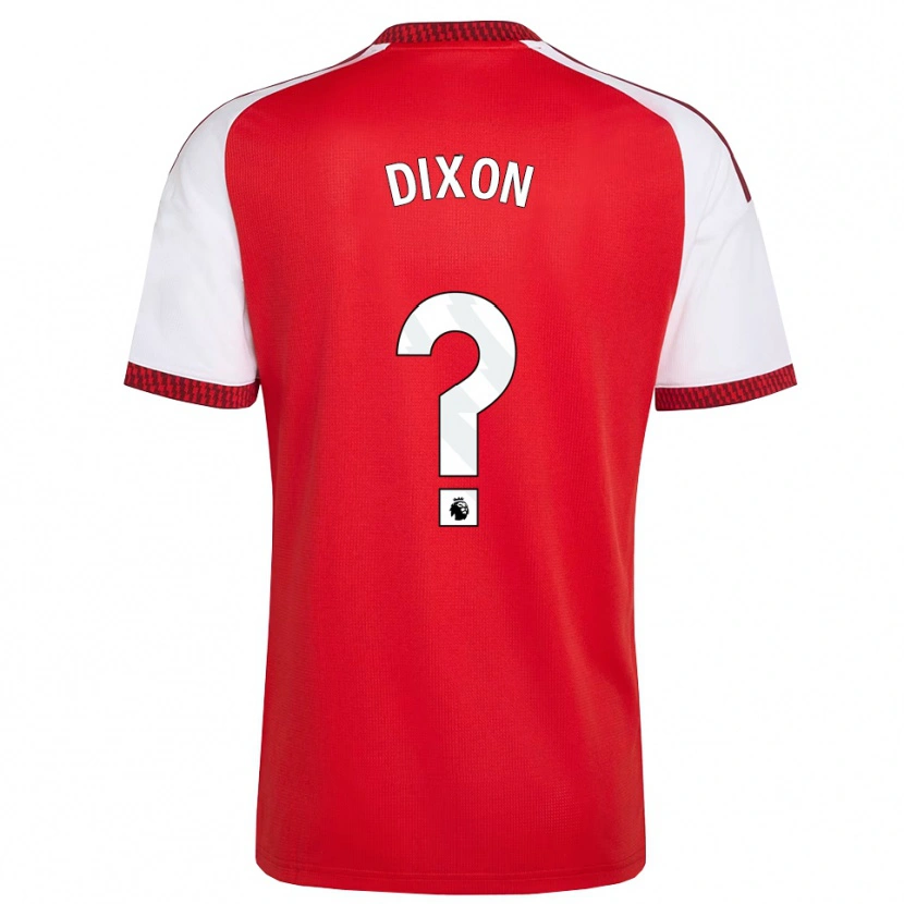 Danxen Heren Danny Dixon #0 Rood Wit Zwart Thuisshirt Thuistenue 2026/27 T-Shirt België