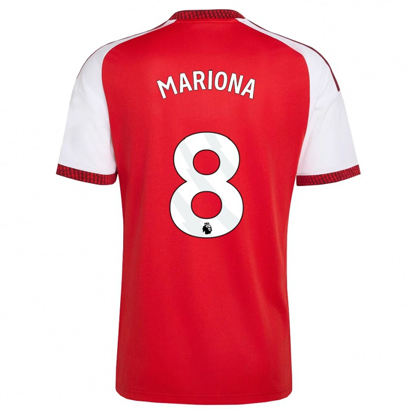 Danxen Heren Mariona Caldentey #8 Rood Wit Zwart Thuisshirt Thuistenue 2026/27 T-Shirt België