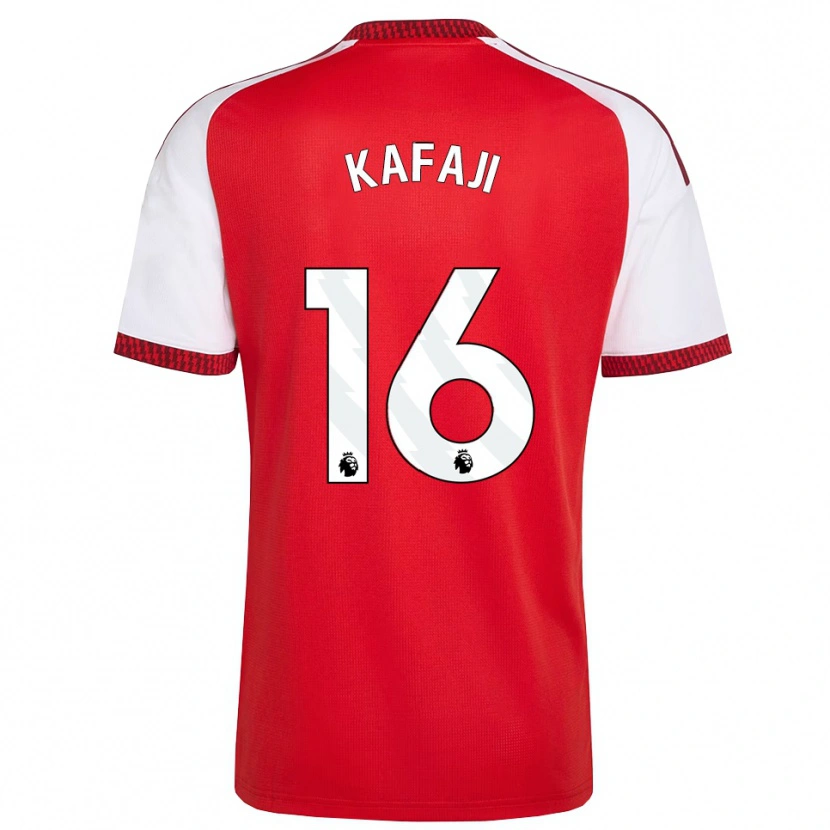 Danxen Heren Rosa Kafaji #16 Rood Wit Zwart Thuisshirt Thuistenue 2026/27 T-Shirt België