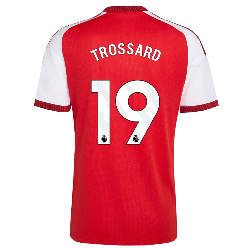 Danxen Heren Leandro Trossard #19 Rood Wit Zwart Thuisshirt Thuistenue 2026/27 T-Shirt België
