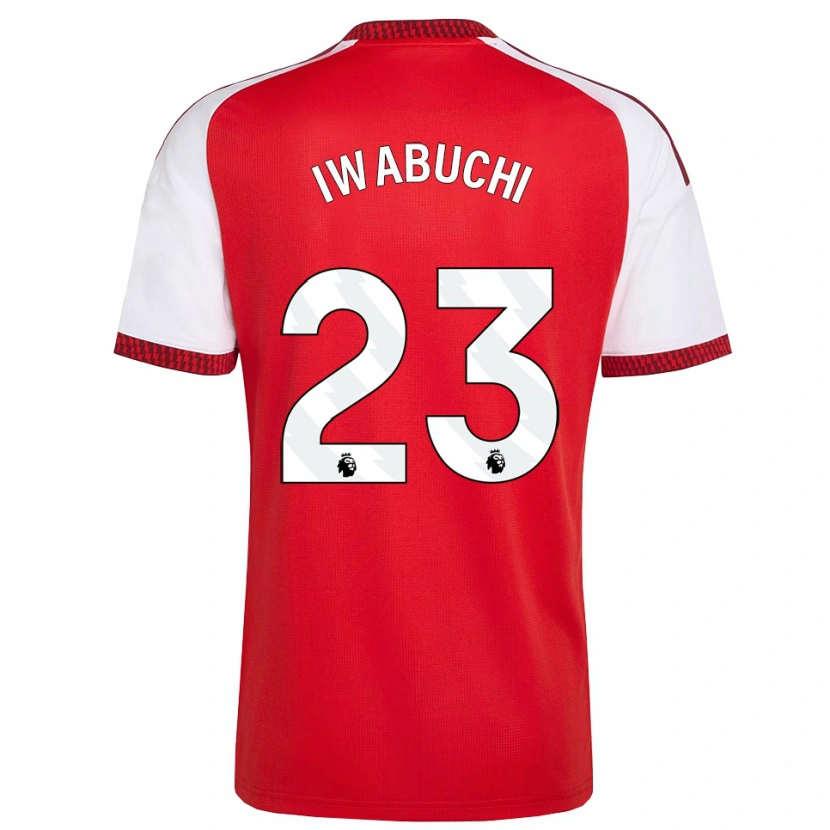 Danxen Heren Mana Iwabuchi #23 Rood Wit Zwart Thuisshirt Thuistenue 2026/27 T-Shirt België
