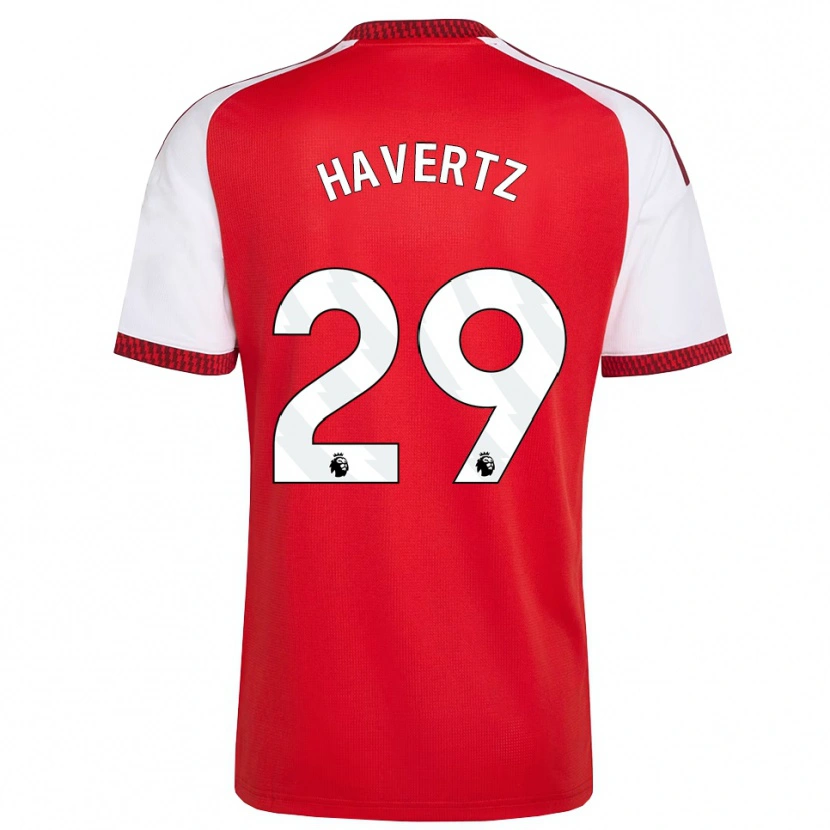Danxen Heren Kai Havertz #29 Rood Wit Zwart Thuisshirt Thuistenue 2026/27 T-Shirt België