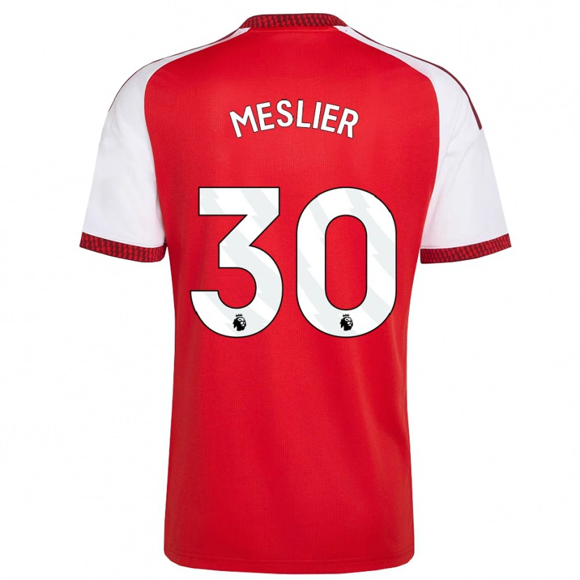 Danxen Heren Illan Meslier #30 Rood Wit Zwart Thuisshirt Thuistenue 2026/27 T-Shirt België