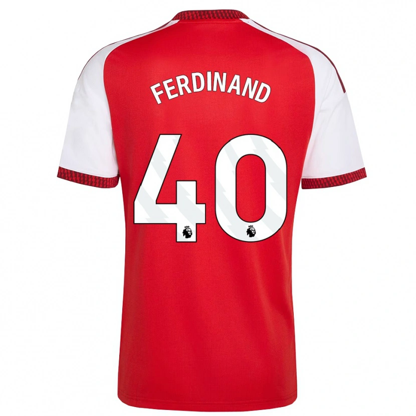Danxen Heren Seb Ferdinand #40 Rood Wit Zwart Thuisshirt Thuistenue 2026/27 T-Shirt België
