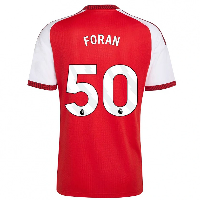 Danxen Heren Taylor Foran #50 Rood Wit Zwart Thuisshirt Thuistenue 2026/27 T-Shirt België