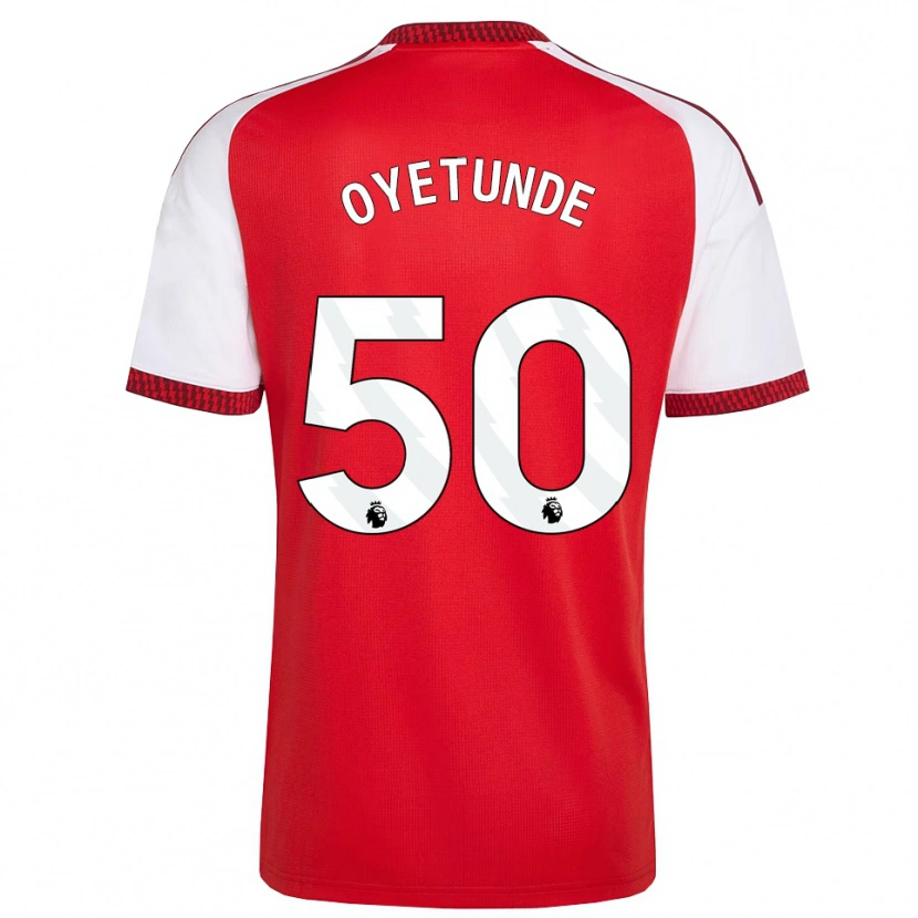 Danxen Heren Daniel Oyetunde #50 Rood Wit Zwart Thuisshirt Thuistenue 2026/27 T-Shirt België