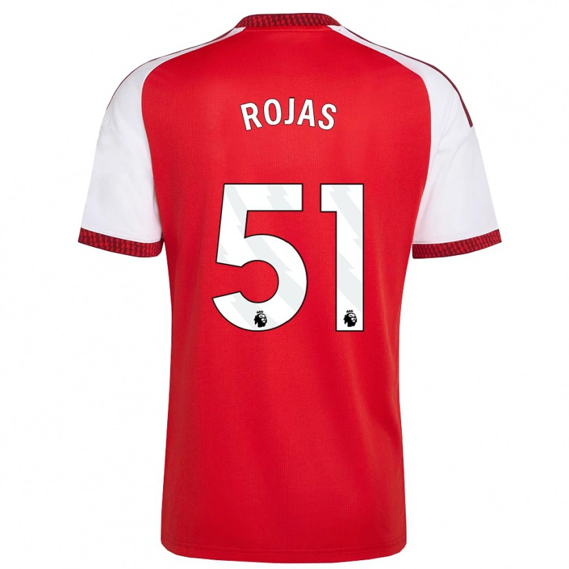 Danxen Heren Alexei Rojas #51 Rood Wit Zwart Thuisshirt Thuistenue 2026/27 T-Shirt België