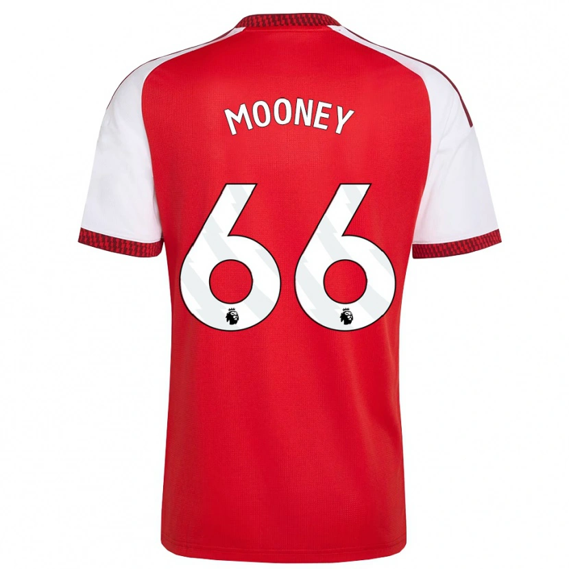 Danxen Heren Evan Mooney #66 Rood Wit Zwart Thuisshirt Thuistenue 2026/27 T-Shirt België