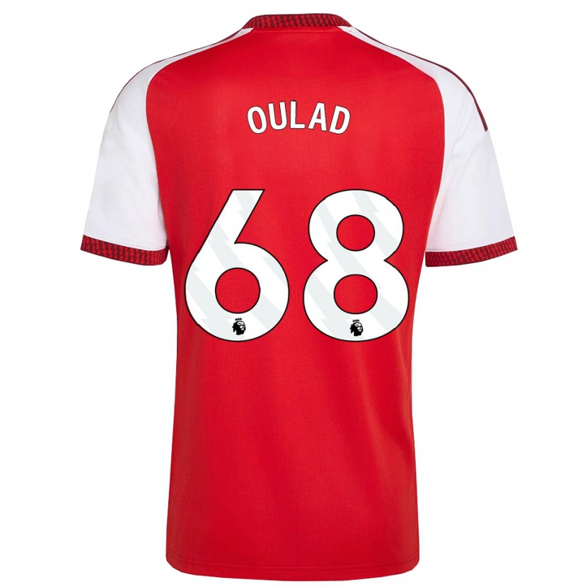 Danxen Heren Salah-Eddine Oulad M'hand #68 Rood Wit Zwart Thuisshirt Thuistenue 2026/27 T-Shirt België