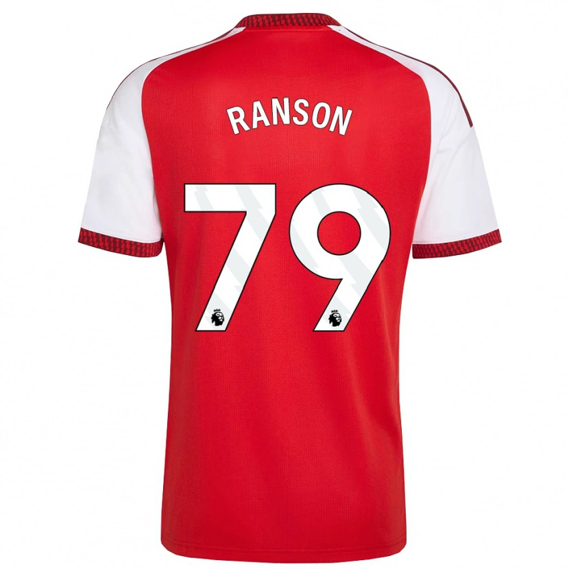 Danxen Heren Khari Ranson #79 Rood Wit Zwart Thuisshirt Thuistenue 2026/27 T-Shirt België