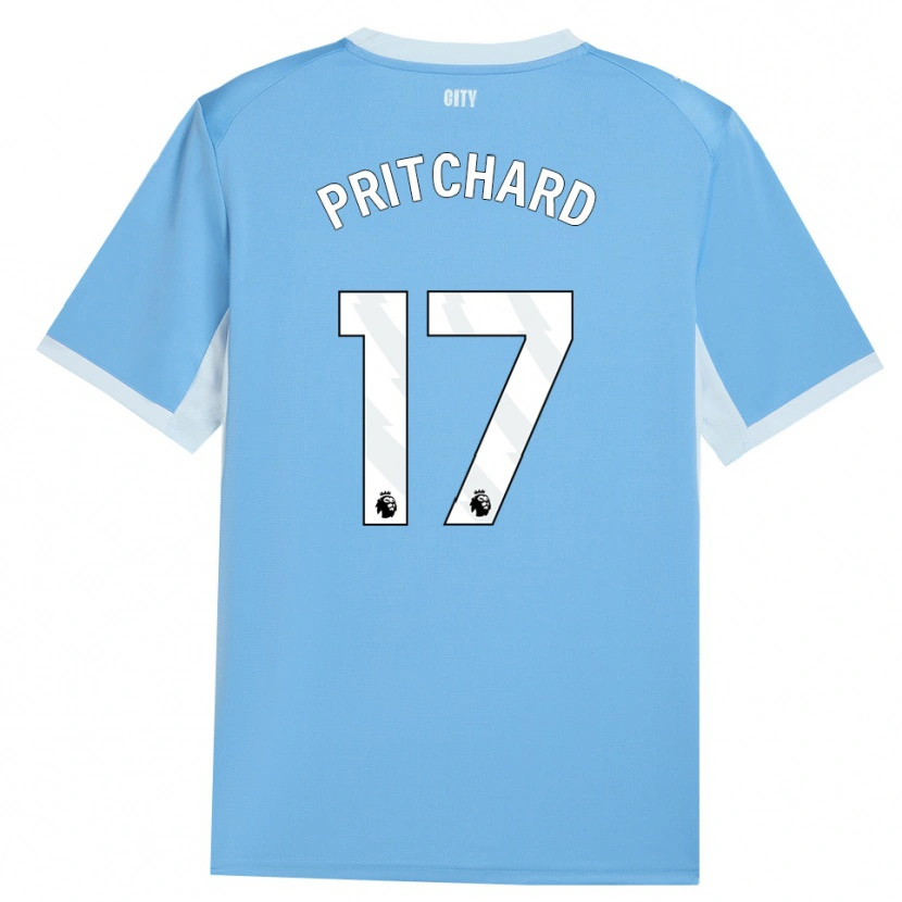 Danxen Heren Poppy Pritchard #17 Licht Hemelsblauw Wit Thuisshirt Thuistenue 2026/27 T-Shirt België