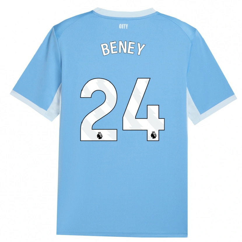 Danxen Heren Iman Beney #24 Licht Hemelsblauw Wit Thuisshirt Thuistenue 2026/27 T-Shirt België