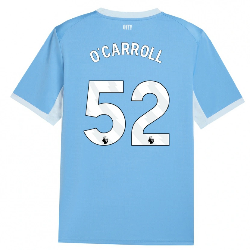 Danxen Heren Eve O'carroll #52 Licht Hemelsblauw Wit Thuisshirt Thuistenue 2026/27 T-Shirt België