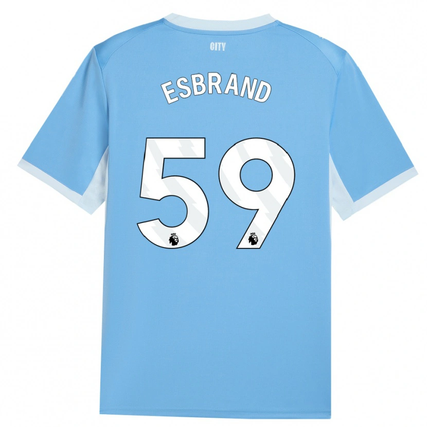 Danxen Heren Josh Wilson-Esbrand #59 Licht Hemelsblauw Wit Thuisshirt Thuistenue 2026/27 T-Shirt België