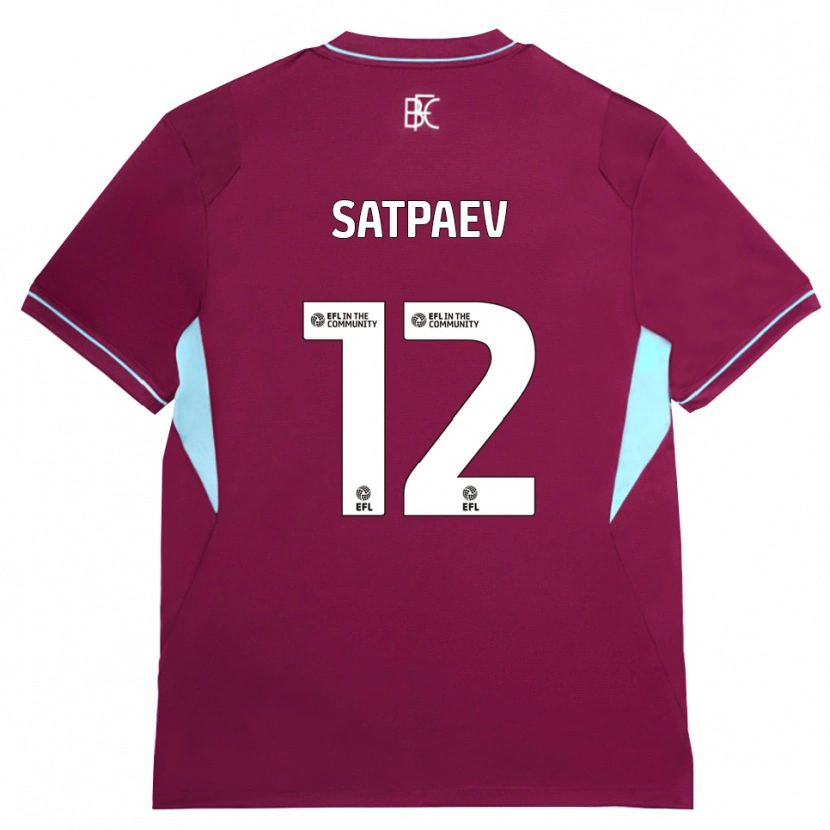Danxen Heren Dastan Satpaev #12 Bordeaux Groen Thuisshirt Thuistenue 2026/27 T-Shirt België