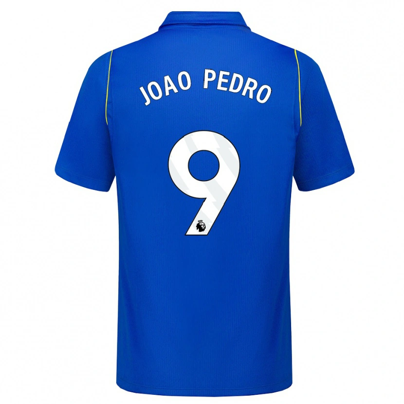 Danxen Heren João Pedro #9 Blauw Geel Thuisshirt Thuistenue 2026/27 T-Shirt België