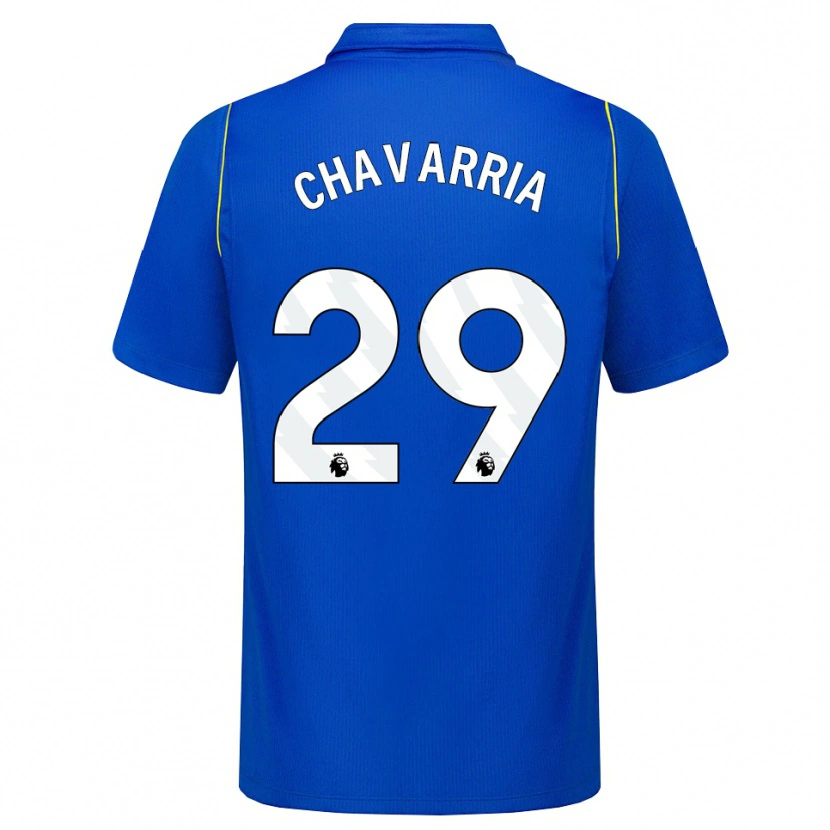 Danxen Heren Pep Chavarría #29 Blauw Geel Thuisshirt Thuistenue 2026/27 T-Shirt België