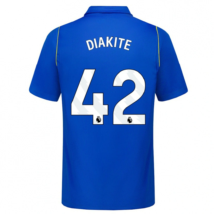 Danxen Heren Calvin Diakite #42 Blauw Geel Thuisshirt Thuistenue 2026/27 T-Shirt België