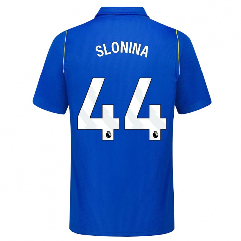 Danxen Heren Gabriel Slonina #44 Blauw Geel Thuisshirt Thuistenue 2026/27 T-Shirt België