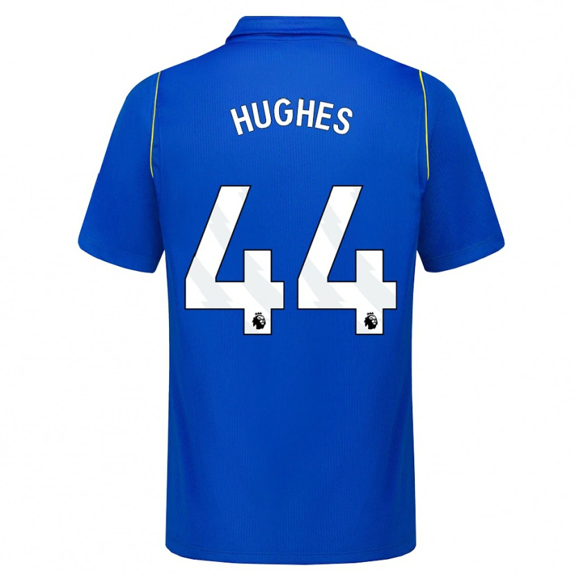 Danxen Heren Brodi Hughes #44 Blauw Geel Thuisshirt Thuistenue 2026/27 T-Shirt België
