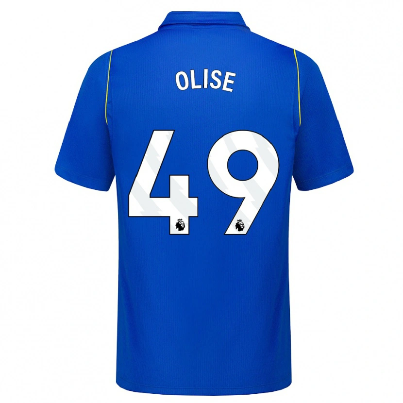Danxen Heren Richard Olise #49 Blauw Geel Thuisshirt Thuistenue 2026/27 T-Shirt België
