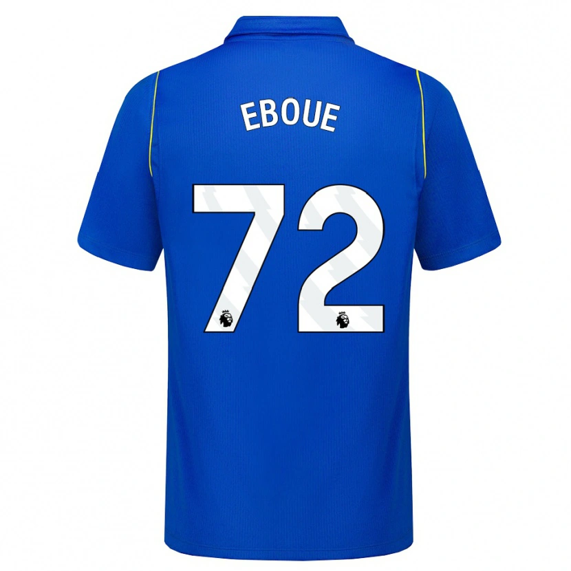 Danxen Heren Mathis Eboué #72 Blauw Geel Thuisshirt Thuistenue 2026/27 T-Shirt België