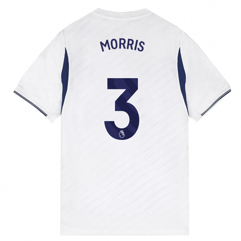 Danxen Heren Ella Morris #3 Wit Rood Paars Thuisshirt Thuistenue 2026/27 T-Shirt België