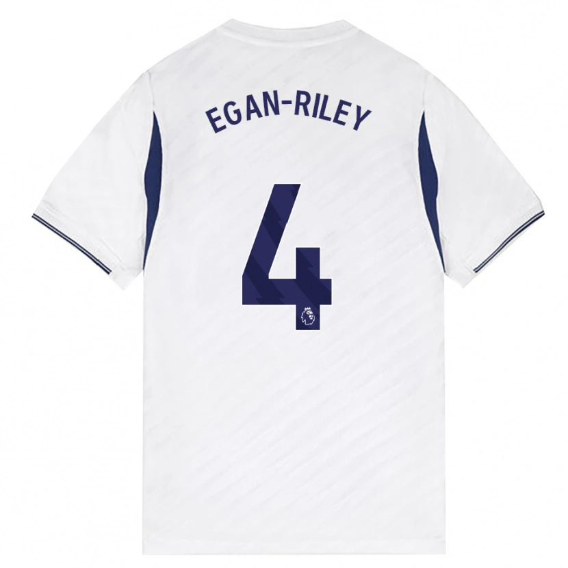 Danxen Heren Roman Egan-Riley #4 Wit Rood Paars Thuisshirt Thuistenue 2026/27 T-Shirt België