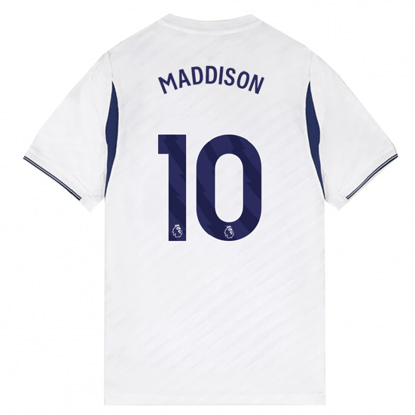 Danxen Heren James Maddison #10 Wit Rood Paars Thuisshirt Thuistenue 2026/27 T-Shirt België