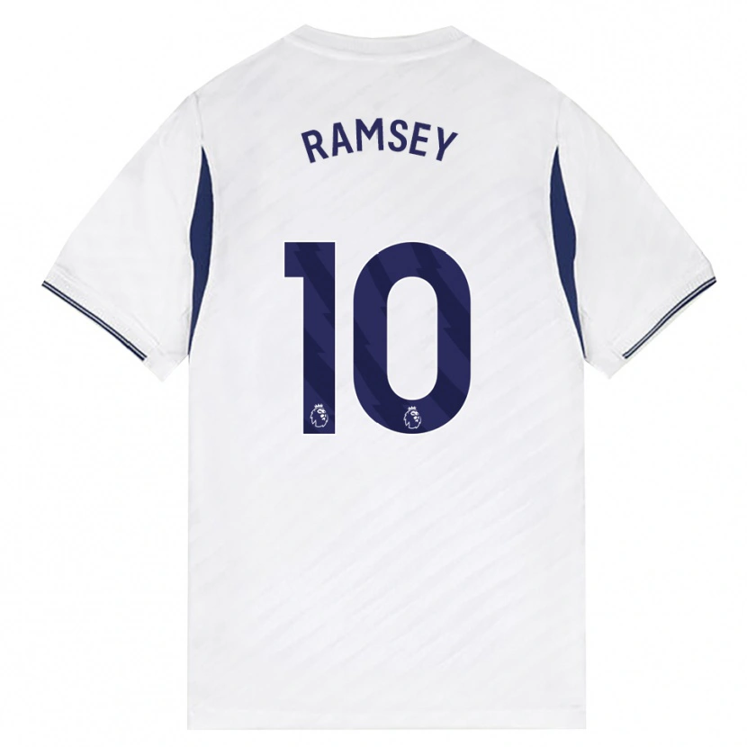 Danxen Heren Cole Ramsey #10 Wit Rood Paars Thuisshirt Thuistenue 2026/27 T-Shirt België