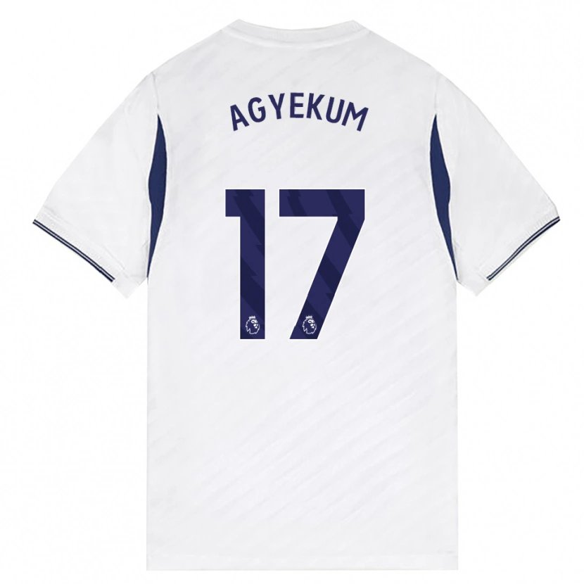 Danxen Heren Ezra Agyekum #17 Wit Rood Paars Thuisshirt Thuistenue 2026/27 T-Shirt België
