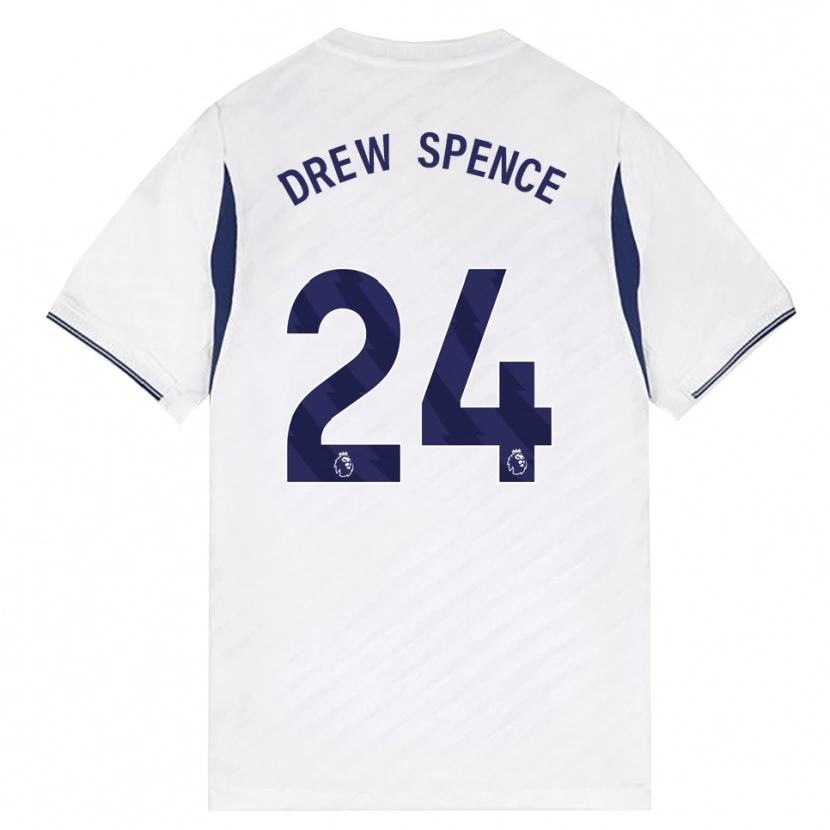 Danxen Heren Drew Spence #24 Wit Rood Paars Thuisshirt Thuistenue 2026/27 T-Shirt België