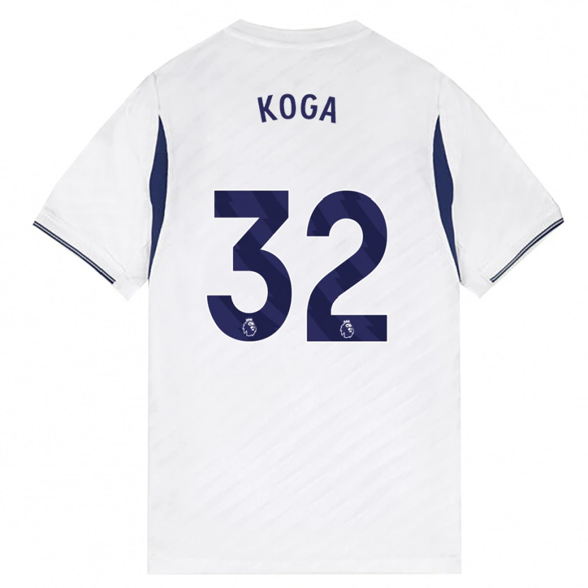 Danxen Heren Tōko Koga #32 Wit Rood Paars Thuisshirt Thuistenue 2026/27 T-Shirt België
