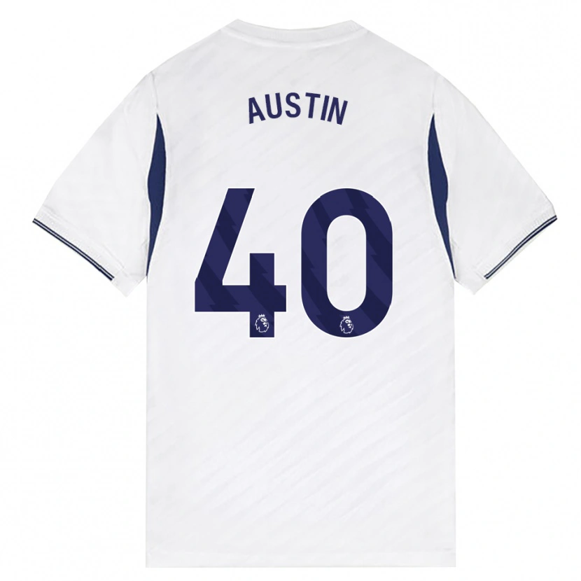 Danxen Heren Brandon Austin #40 Wit Rood Paars Thuisshirt Thuistenue 2026/27 T-Shirt België