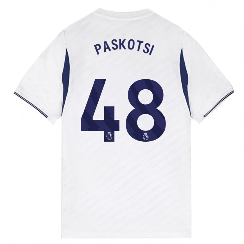 Danxen Heren Maksim Paskotsi #48 Wit Rood Paars Thuisshirt Thuistenue 2026/27 T-Shirt België