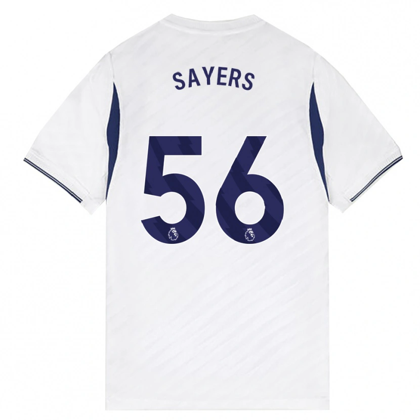 Danxen Heren Charlie Sayers #56 Wit Rood Paars Thuisshirt Thuistenue 2026/27 T-Shirt België