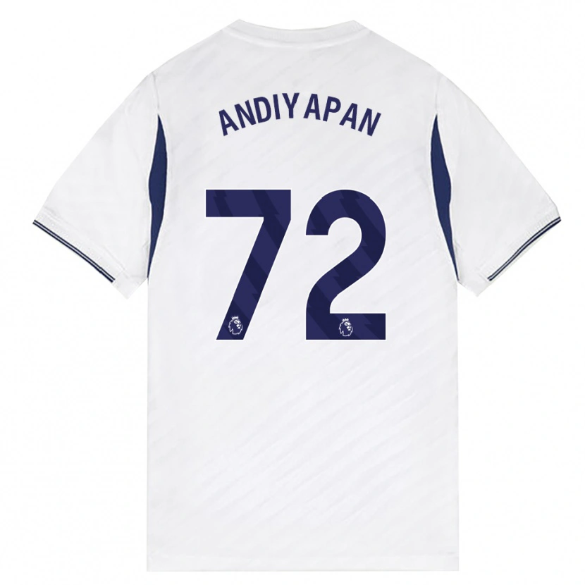 Danxen Heren William Andiyapan #72 Wit Rood Paars Thuisshirt Thuistenue 2026/27 T-Shirt België