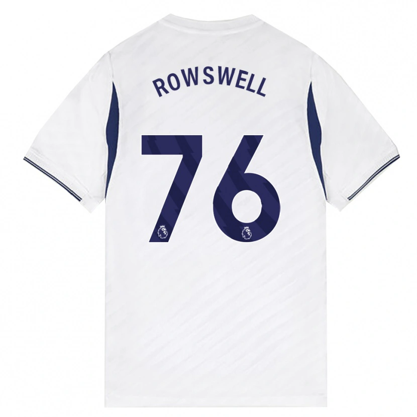 Danxen Heren James Rowswell #76 Wit Rood Paars Thuisshirt Thuistenue 2026/27 T-Shirt België