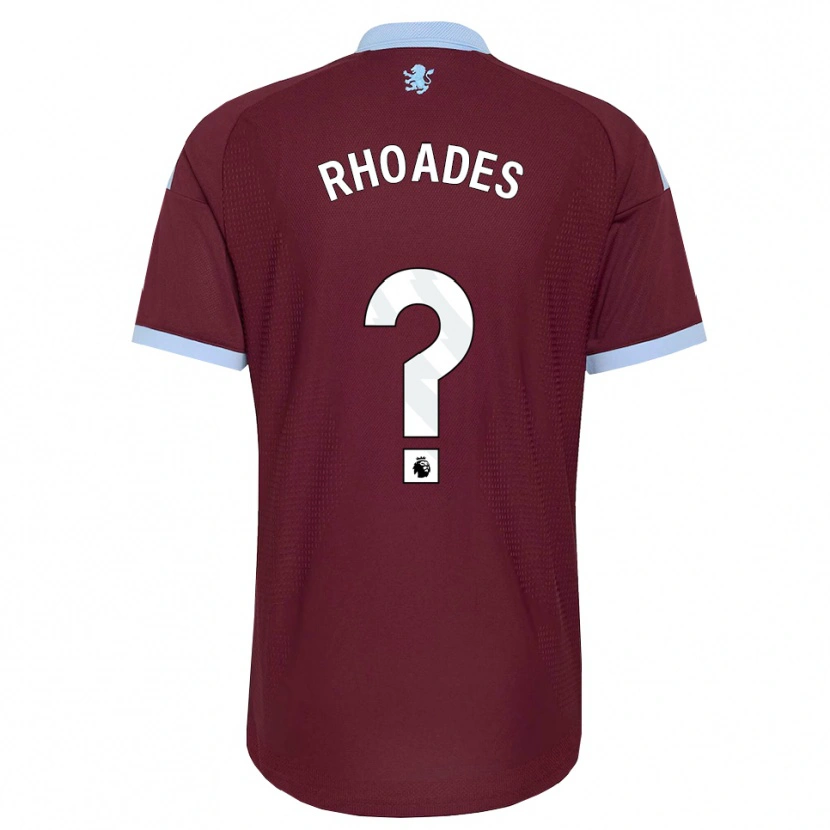 Danxen Heren Harvey Rhoades #0 Korenbloemblauw Bordeaux Thuisshirt Thuistenue 2026/27 T-Shirt België