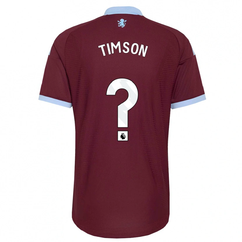 Danxen Heren Nile Timson #0 Korenbloemblauw Bordeaux Thuisshirt Thuistenue 2026/27 T-Shirt België