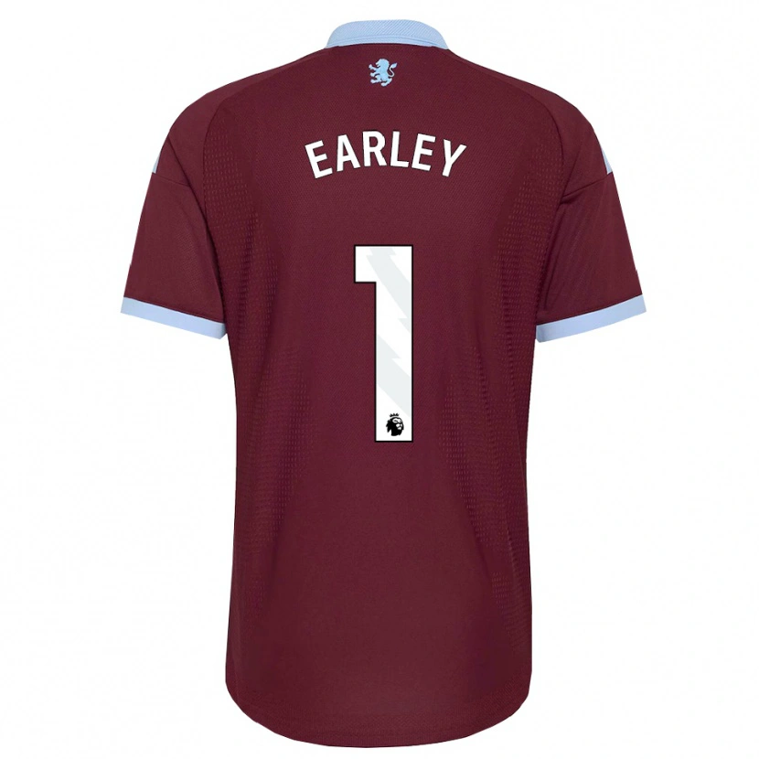 Danxen Heren Blade Earley #1 Korenbloemblauw Bordeaux Thuisshirt Thuistenue 2026/27 T-Shirt België