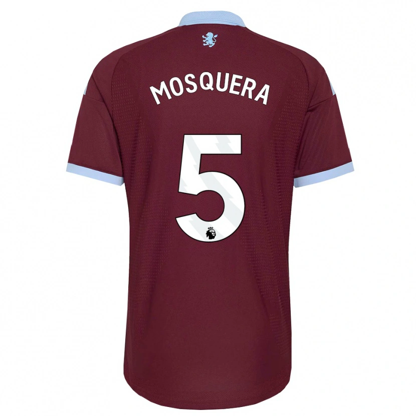 Danxen Heren Yeimar Mosquera #5 Korenbloemblauw Bordeaux Thuisshirt Thuistenue 2026/27 T-Shirt België