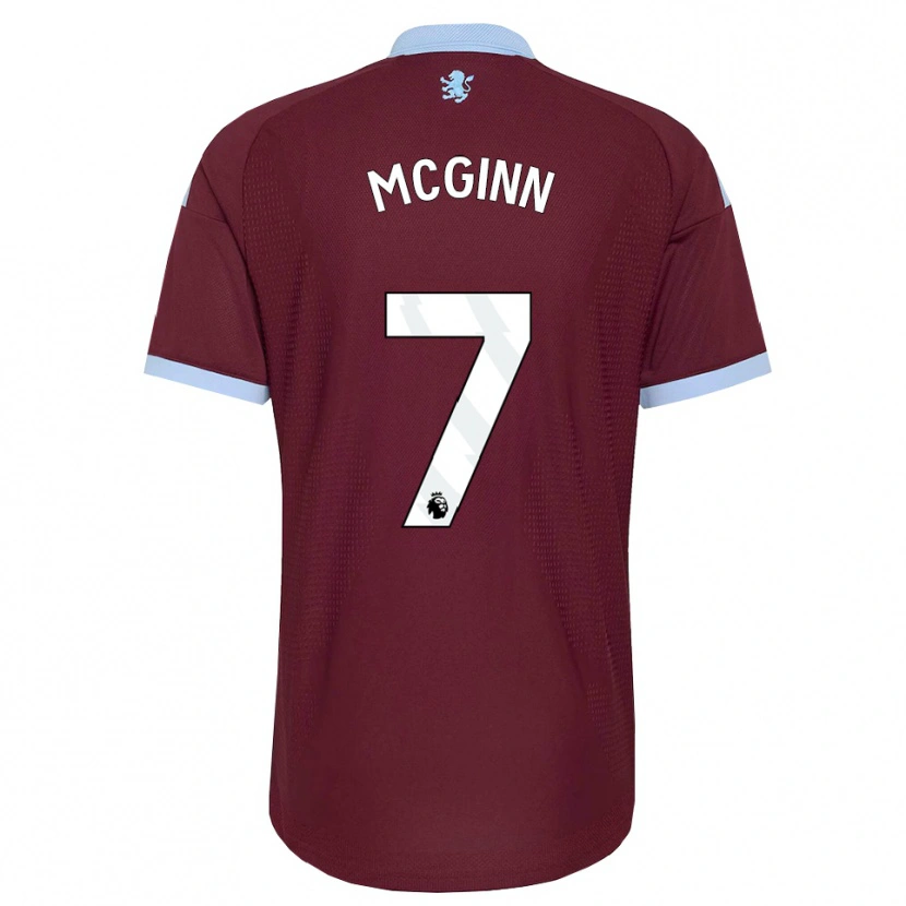 Danxen Heren John Mcginn #7 Korenbloemblauw Bordeaux Thuisshirt Thuistenue 2026/27 T-Shirt België