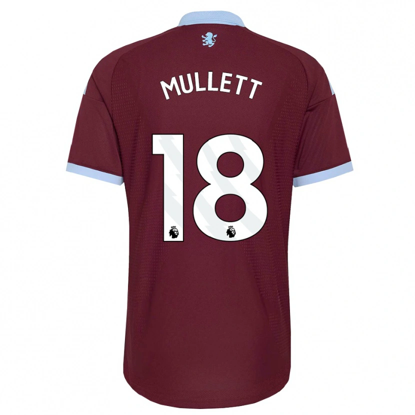 Danxen Heren Georgia Mullett #18 Korenbloemblauw Bordeaux Thuisshirt Thuistenue 2026/27 T-Shirt België
