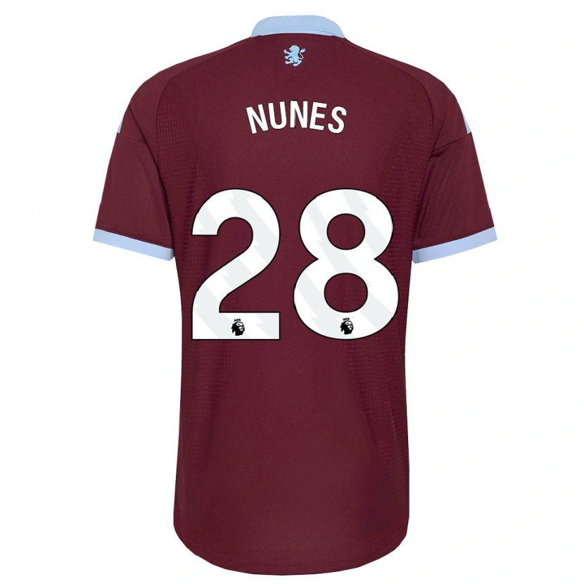 Danxen Heren Gabi Nunes #28 Korenbloemblauw Bordeaux Thuisshirt Thuistenue 2026/27 T-Shirt België