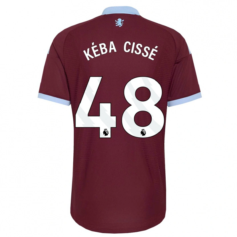 Danxen Heren Modou Kéba Cissé #48 Korenbloemblauw Bordeaux Thuisshirt Thuistenue 2026/27 T-Shirt België