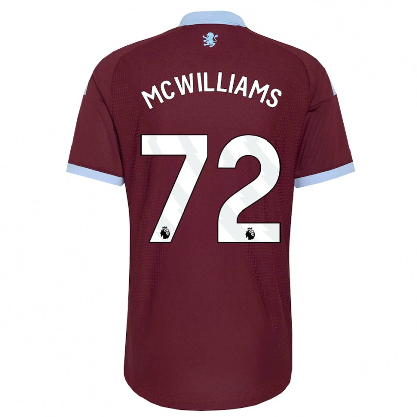 Danxen Heren Ashton Mcwilliams #72 Korenbloemblauw Bordeaux Thuisshirt Thuistenue 2026/27 T-Shirt België
